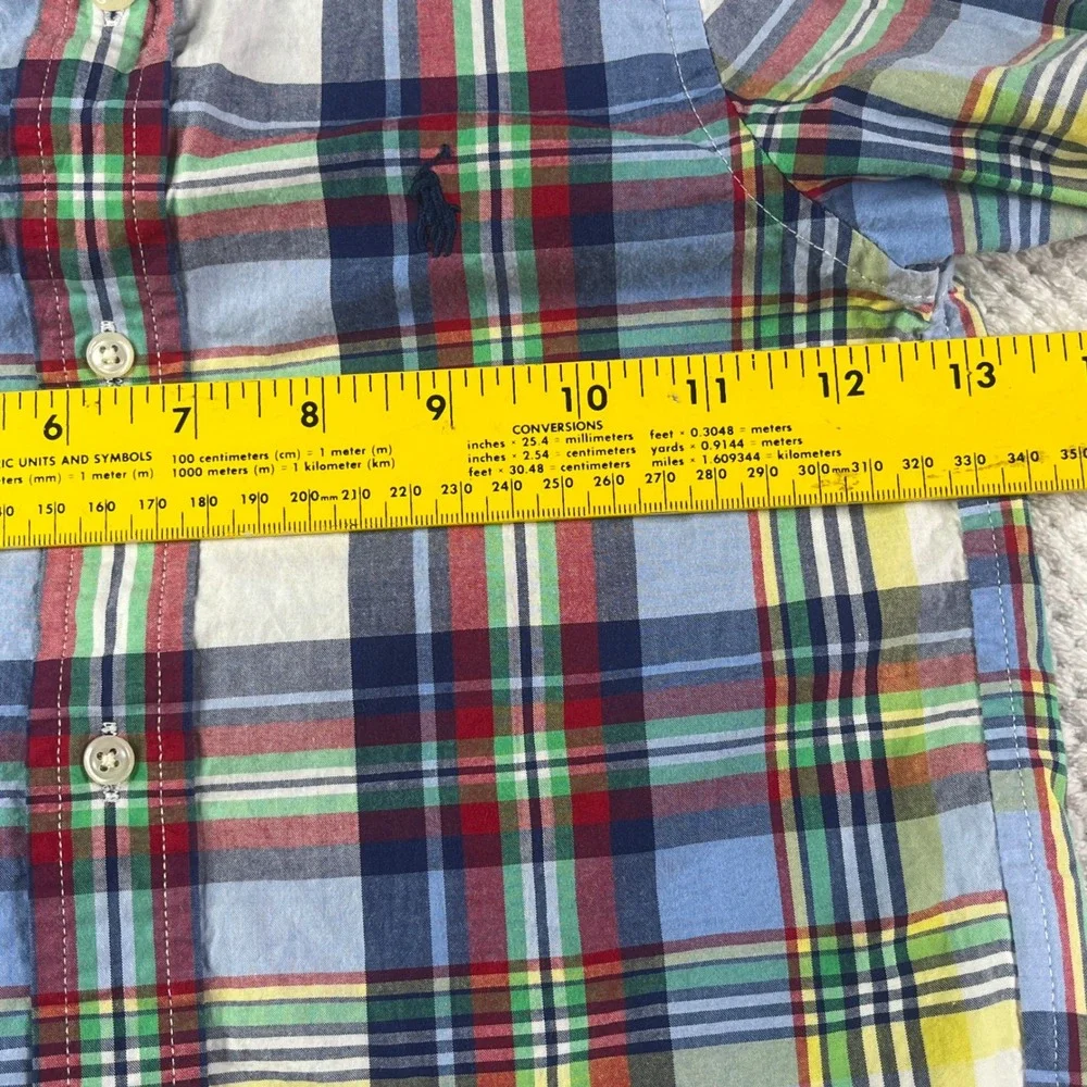 Ralph Lauren Kids Plaid Button Down Shirt Long Sleeve Size‎ 3T
